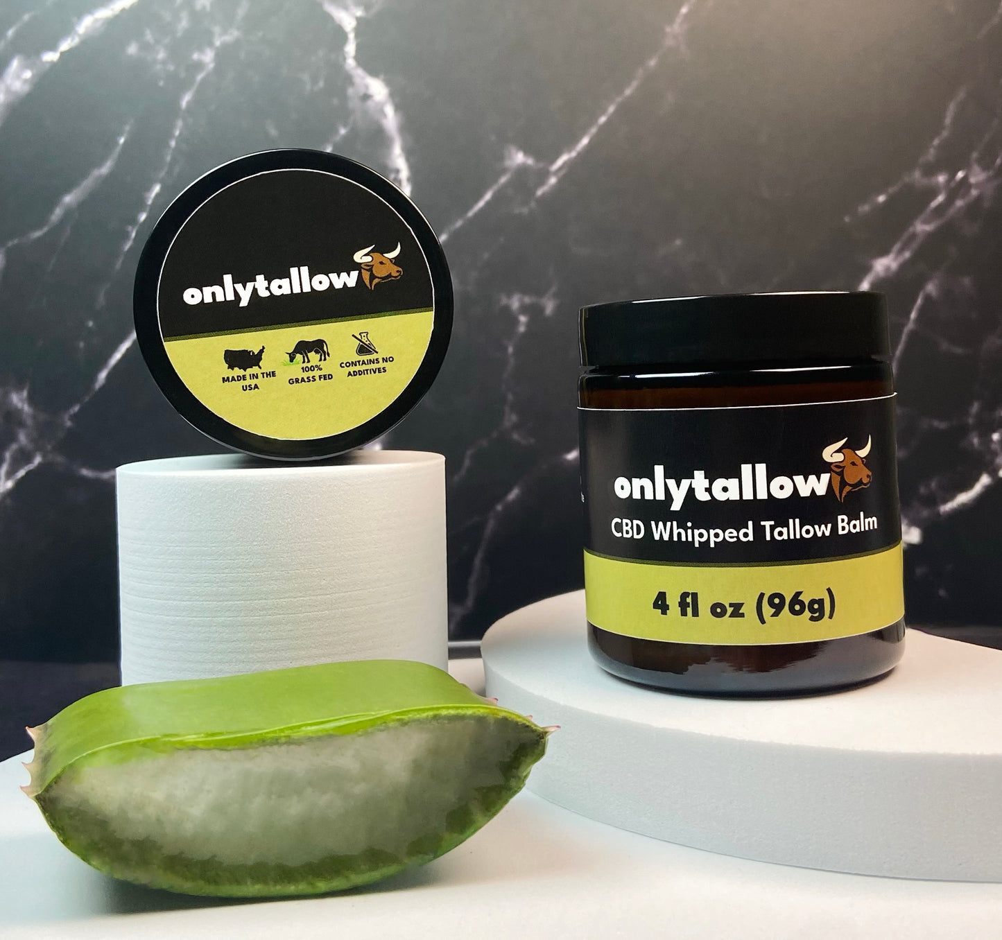 CBD Infused Whipped Tallow Balm 4 oz