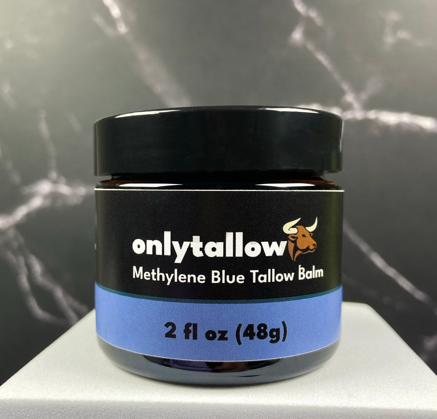 Methylene Blue Whipped Tallow Balm 2 oz