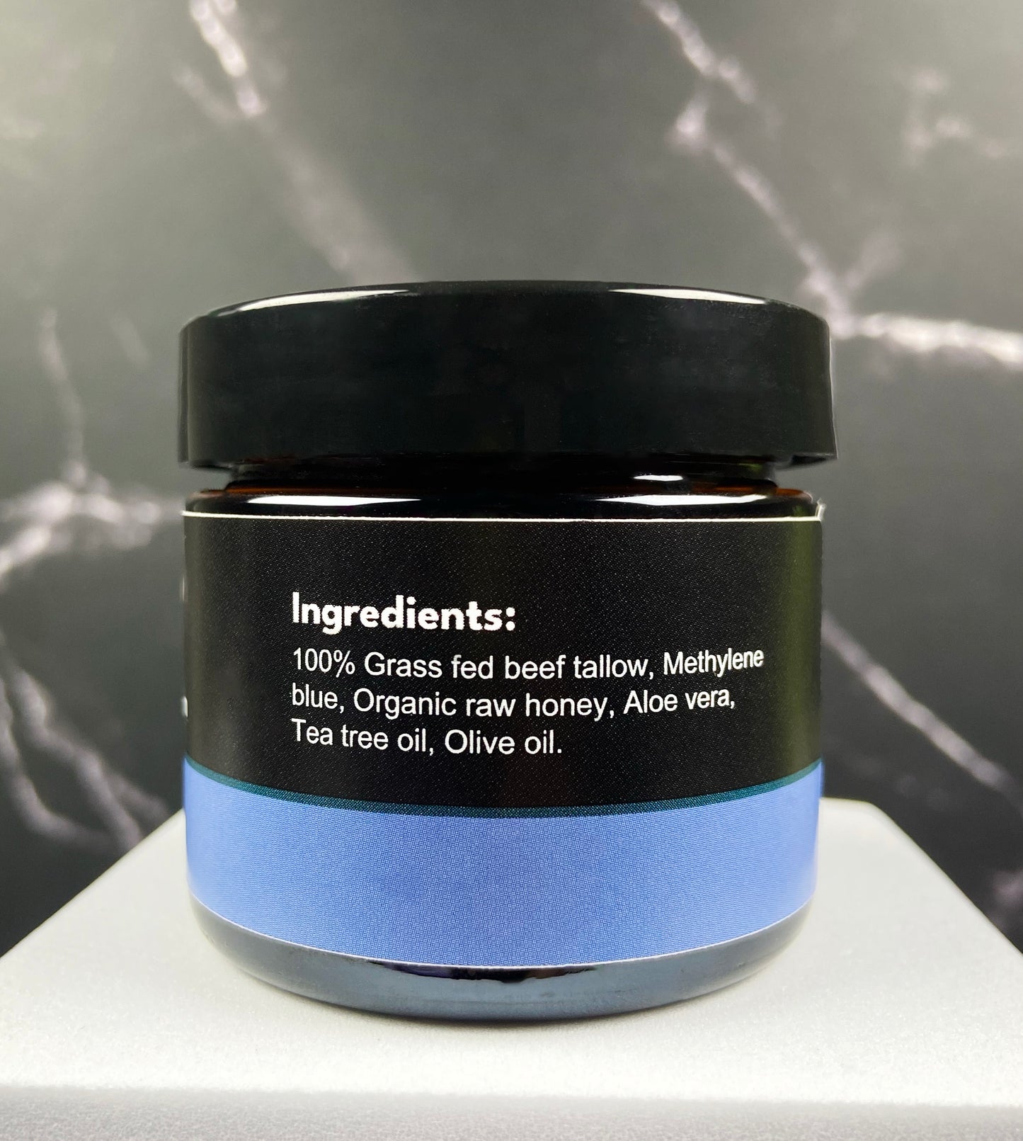 Methylene Blue Whipped Tallow Balm 2 oz