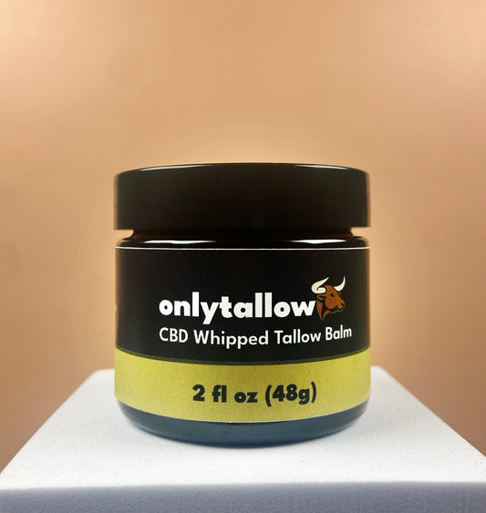 CBD Infused Whipped Tallow Balm 2 oz
